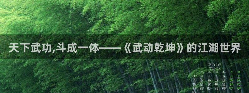 聚合漫画屋从大树开始进化：天下武功,斗成一体——《武动乾坤》的江湖世界